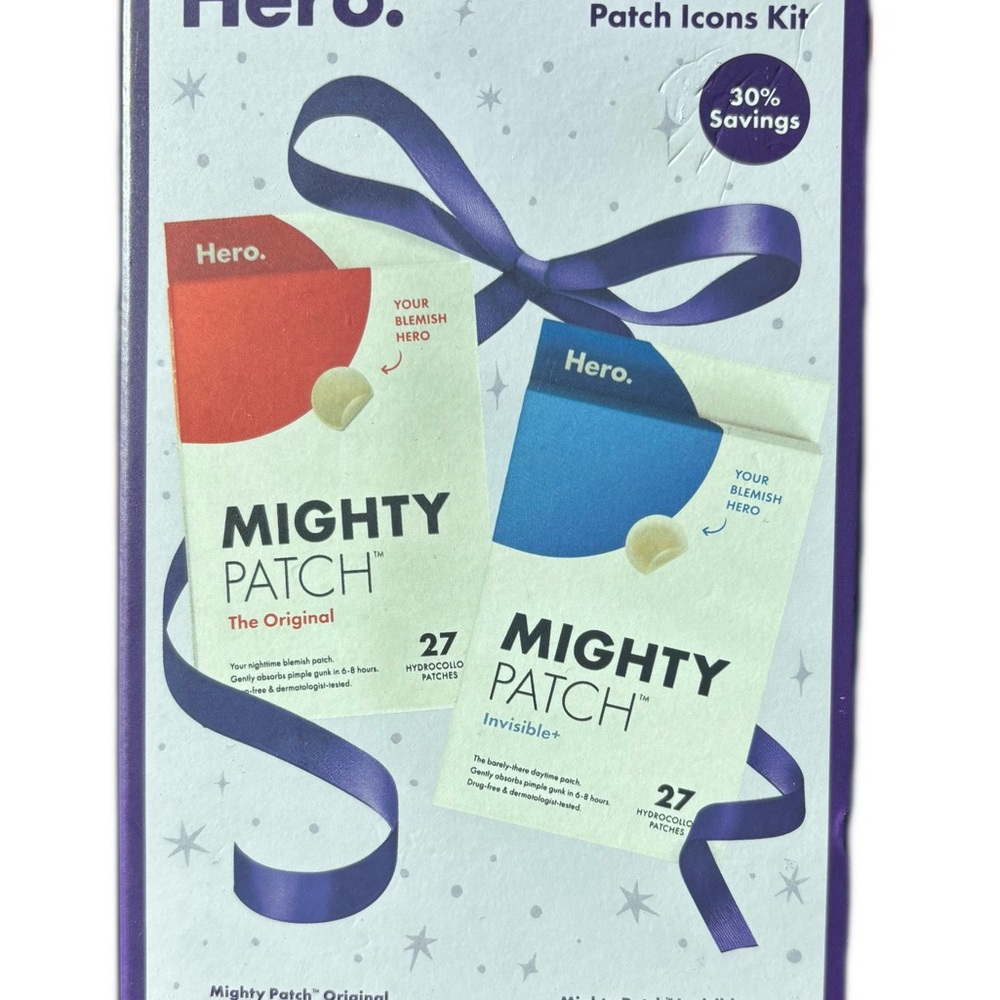 Hero Mighty Patches Original + Invisible 54 Count Pack of 2 New Sealed Exp. 2027